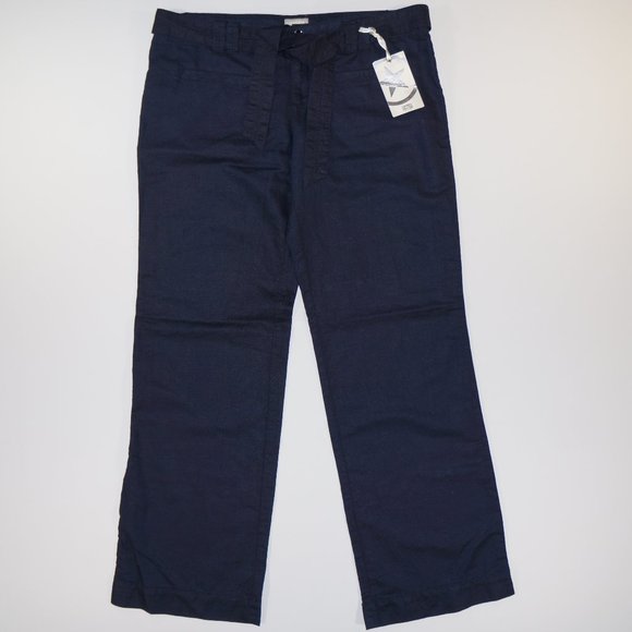 NWT Converse Blue Linen Pant size 12 - Picture 2 of 9